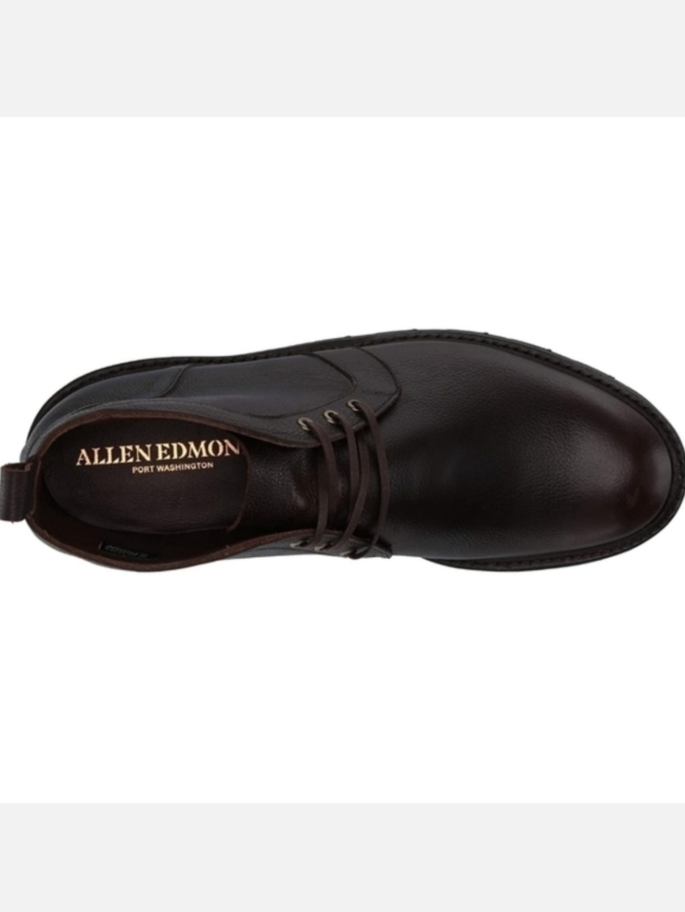 ALLEN Edmonds black Leather Men's Alpine Chukka Boot ankle shoes